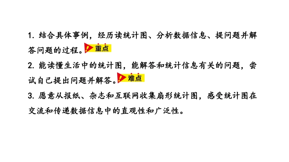 《扇形统计图的应用》扇形统计图PPT课件[冀教版六年级数学]_第2页