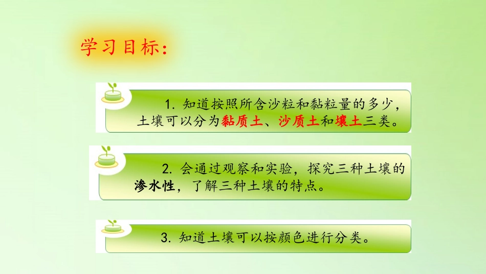 《不一样的土壤》PPT课件[大象版三年级科学下册]_第2页