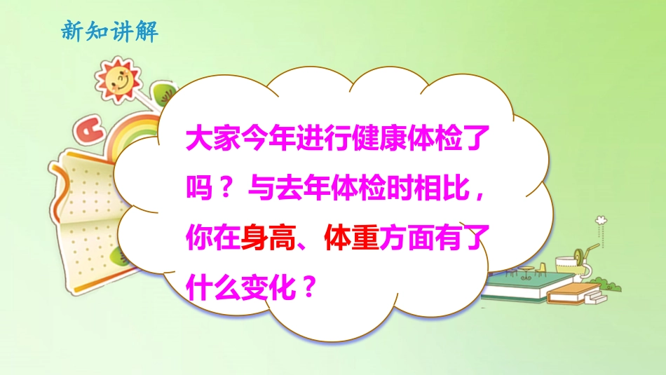 《我的健康体检表》PPT课件[大象版五年级科学上册]_第3页