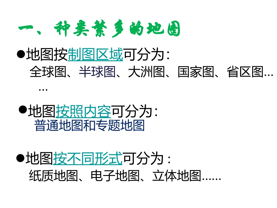 《行行色色的地图》PPT课件[上海教育版六年级地理上册]_第2页