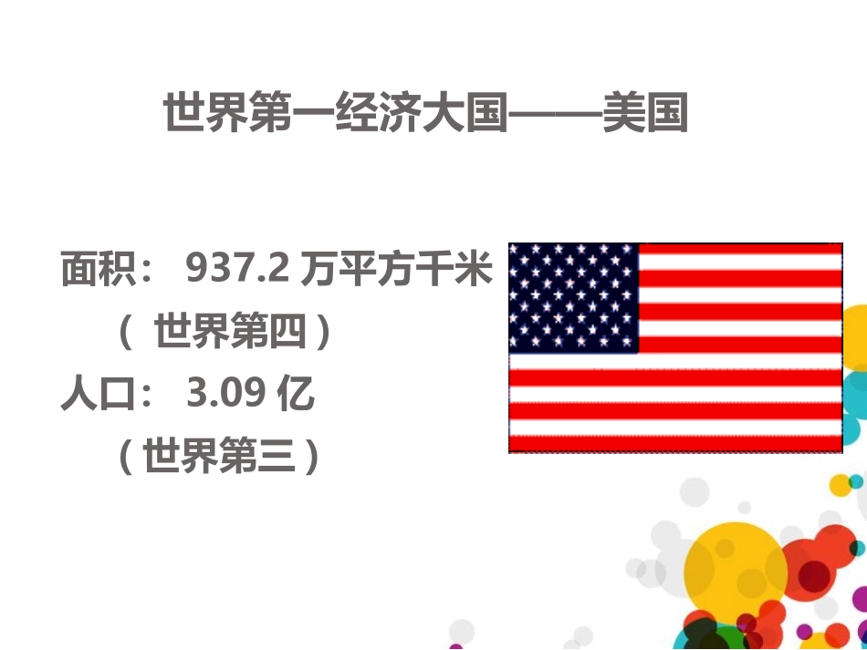 《世界第一经济大国-美国》PPT课件[上海教育版六年级地理]_第3页