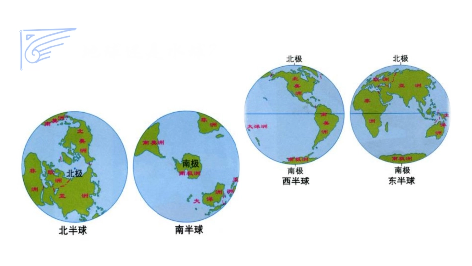 《全球海陆分布》PPT课件[上海教育版六年级地理下册]_第3页