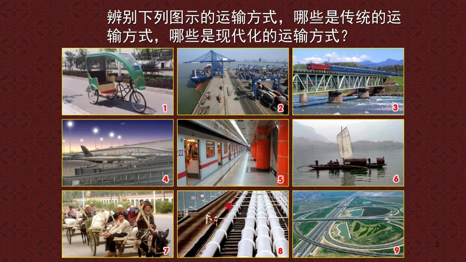 《交通运输与通信的重要性》PPT课件[上海教育版七年级地理]_第2页