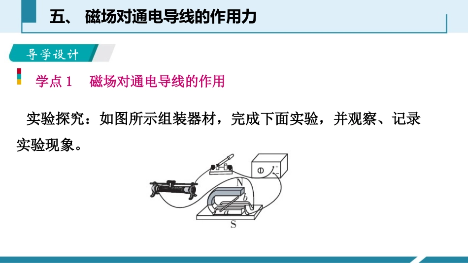 《磁场对通电导线的作用力》磁现象PPT课件[北师大九年级物理]_第3页