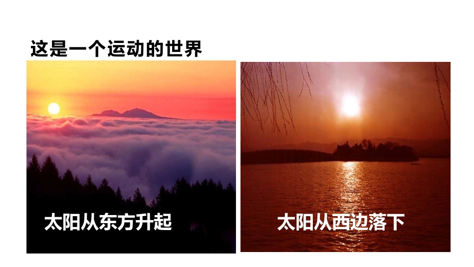 《动与静》运动的世界PPT课件[沪科版八年级物理]_第2页