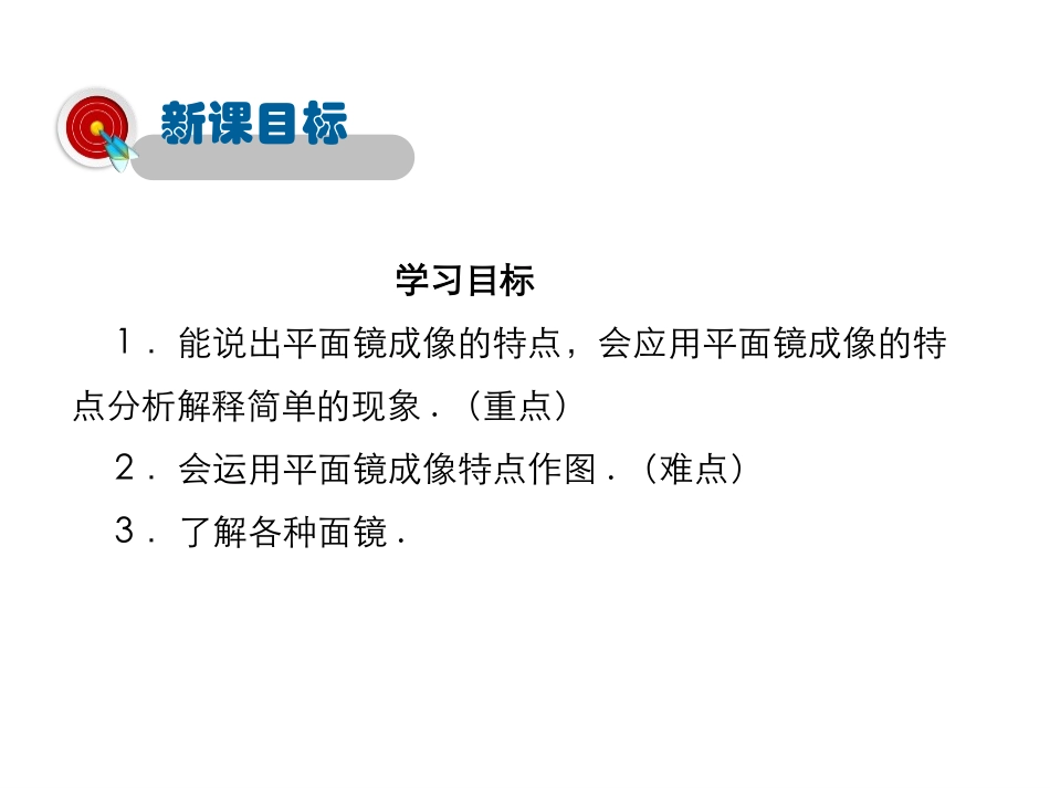 《平面镜成像》多彩的光PPT教学课件[沪科版八年级物理]_第3页