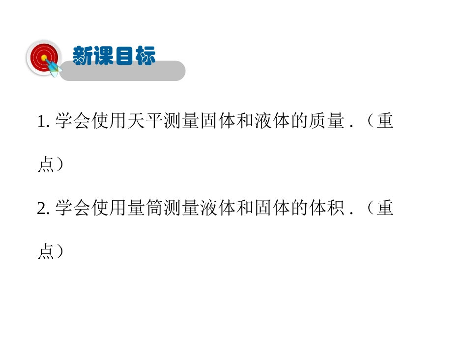 《学习使用天平和量筒》质量与密度PPT课件[沪科版八年级物理]_第3页