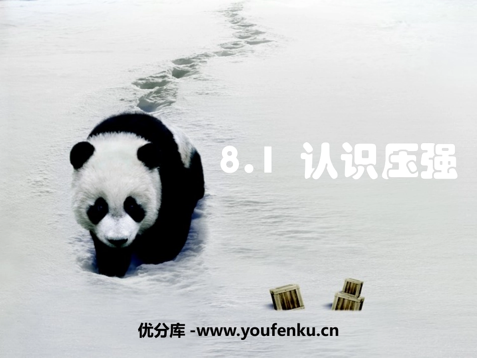 《认识压强》神奇的压强PPT教学课件[粤沪版八年级物理下册]_第1页