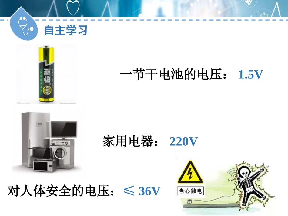 《怎样认识和测量电压》探究简单电路PPT教学课件_第3页
