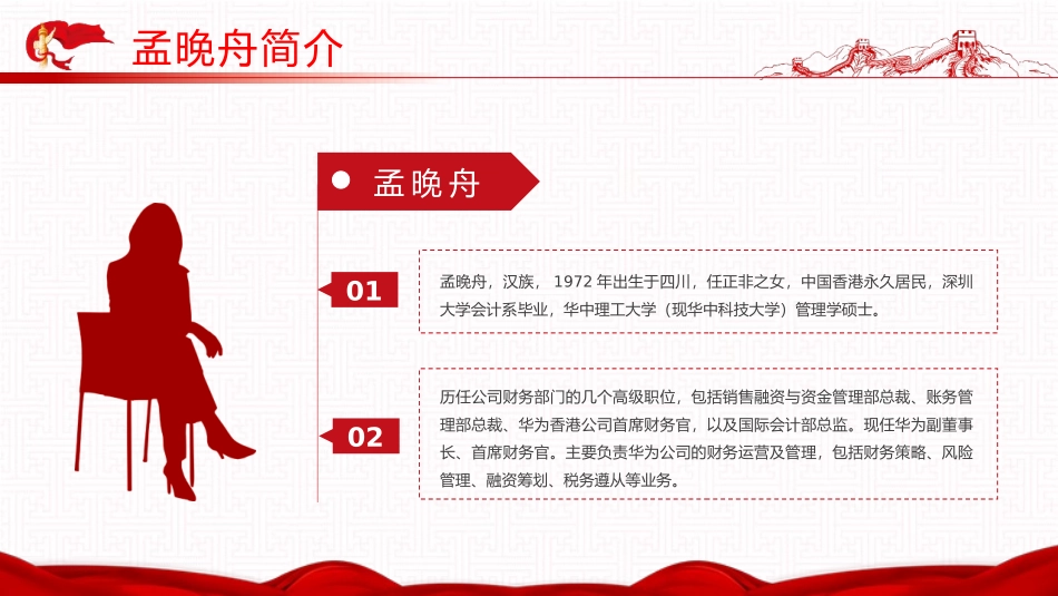 《孟晚舟事件回顾》PPT班会课件[德育主题班会PPT]_第3页