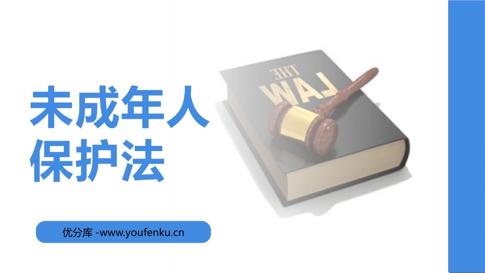 《未成年人保XXX》PPT班会课件[安全主题班会PPT]_第1页