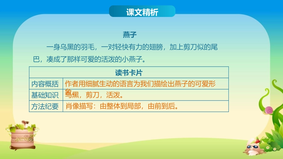《燕子》PPT课文课件[部编版三年级语文下册]_第3页