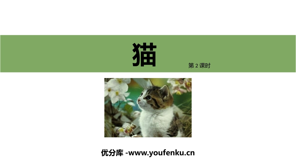《猫》PPT教学课件(第2课时)[部编版四年级语文下册]_第1页