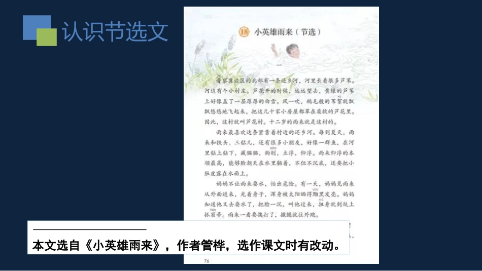 《小英雄雨来》PPT优质课件(第1课时)[部编版四年级语文]_第3页