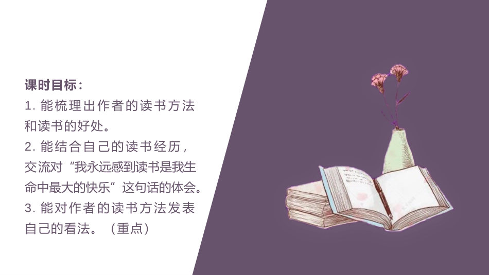 《忆读书》PPT教学课件(第2课时)[部编版五年级语文上册]_第2页