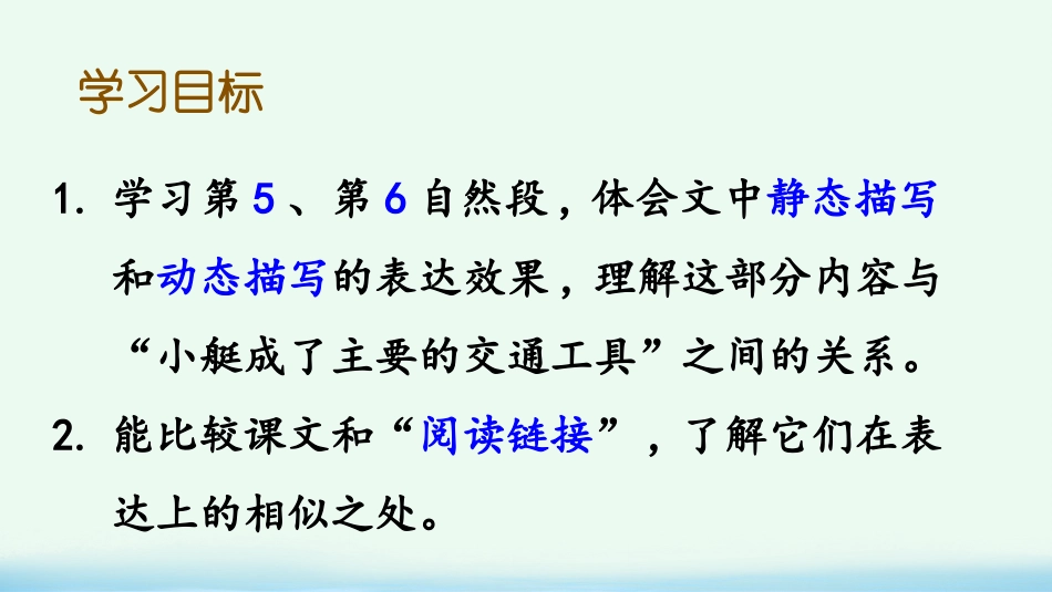《威尼斯的小艇》PPT课件(第2课时)[部编版五年级语文]_第3页