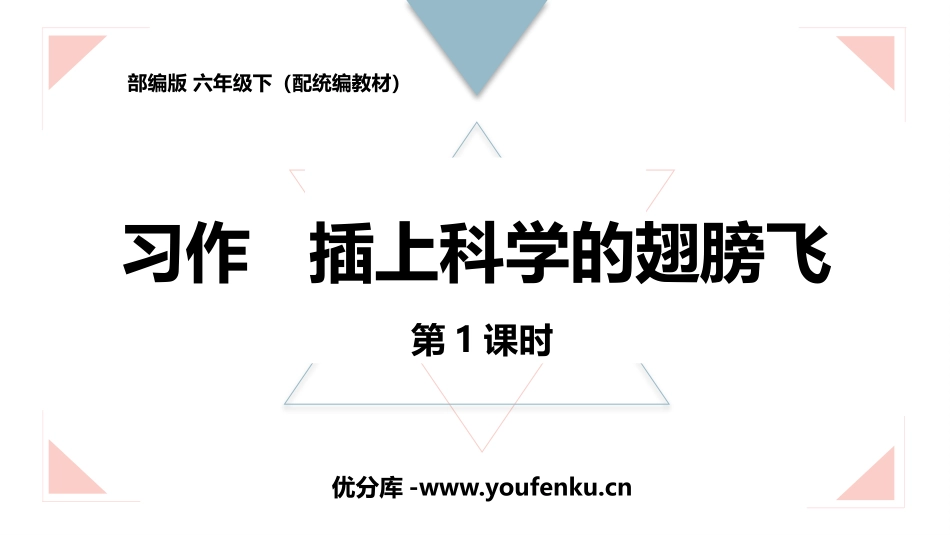 《插上科学的翅膀飞》PPT课件(第1课时)[部编版六年级语文]_第1页