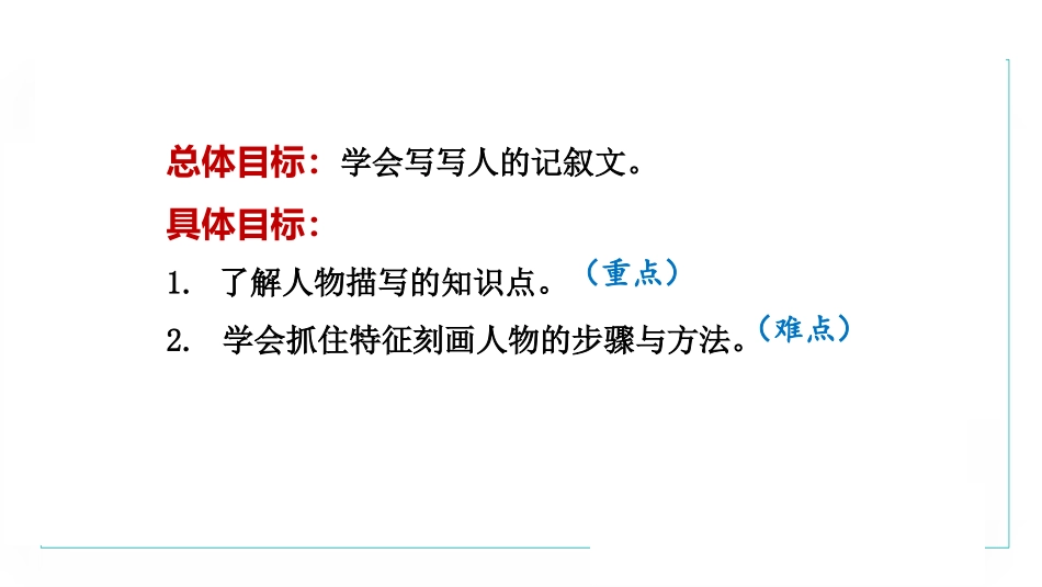 《写作：写人要抓住特点》PPT优秀课件[部编版七年级语文]_第2页