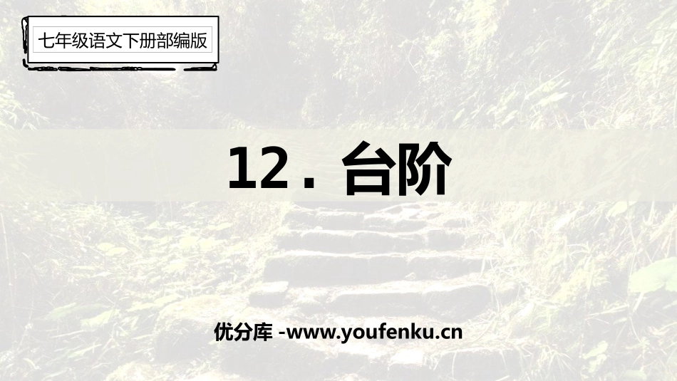 《台阶》PPT教学课件[部编版七年级语文下册]_第1页