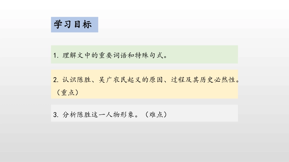《陈涉世家》PPT课文课件[部编版九年级语文下册]_第2页