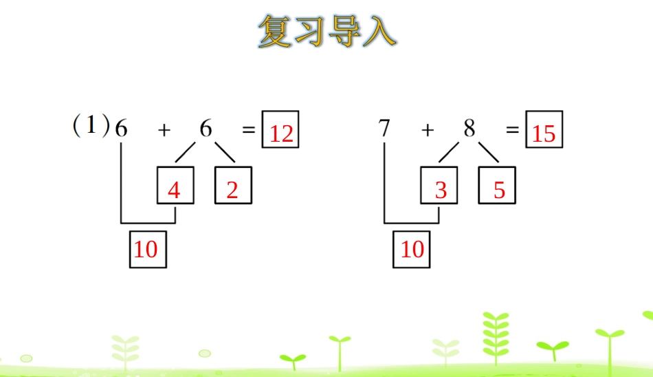 《十几减7、6》20以内的退位减法PPT课件[人教版一年级数学]_第3页