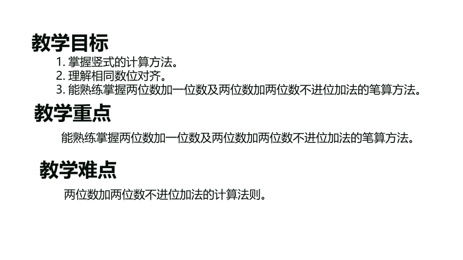 《不进位加》100以内的加法和减法PPT课件[人教版二年级数学]_第2页