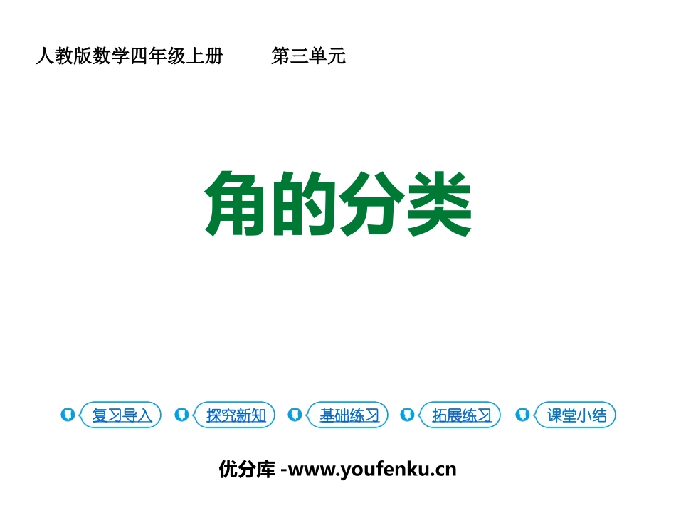 《角的分类》角的度量PPT课件[人教版四年级数学上册]_第1页