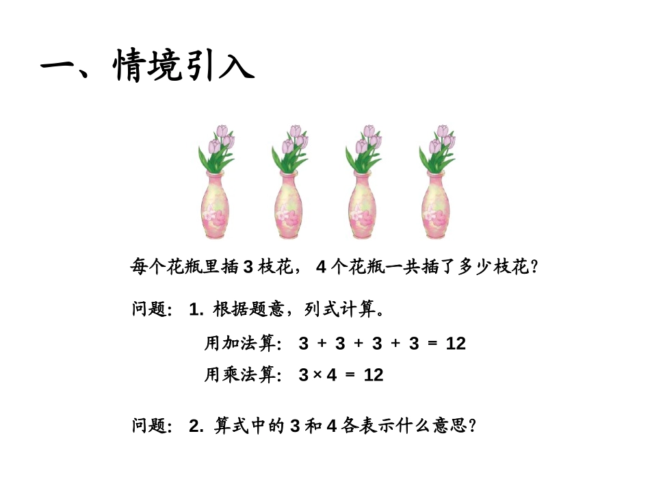 《乘除法的意义和各部分间的关系》四则运算PPT课件_第2页