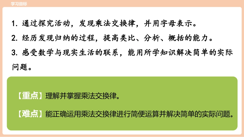 《乘法运算定律》运算定律PPT课件(第1课时)[人教版四年级数学]_第2页