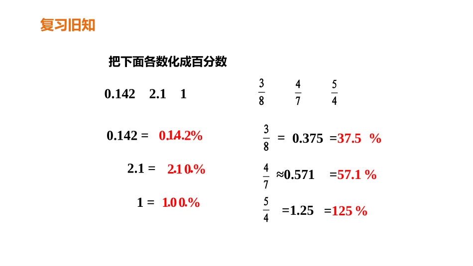 《百分数与小数的互化》百分数PPT教学课件[人教版六年级数学]_第2页