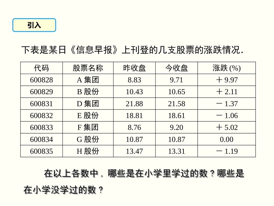《有理数》PPT免费课件[人教版七年级数学上册]_第3页