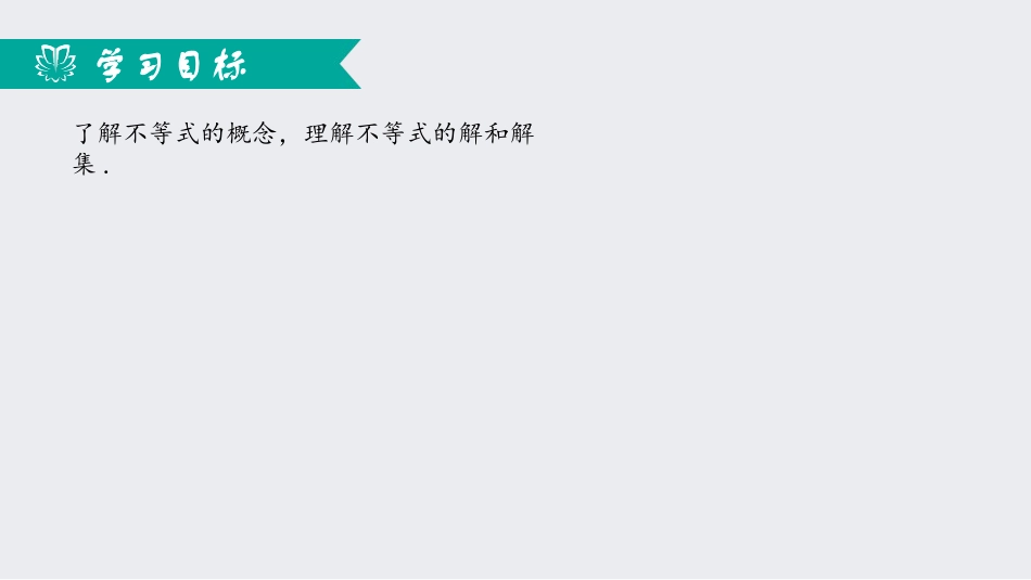 《不等式及其解集》不等式与不等式组PPT免费课件_第2页