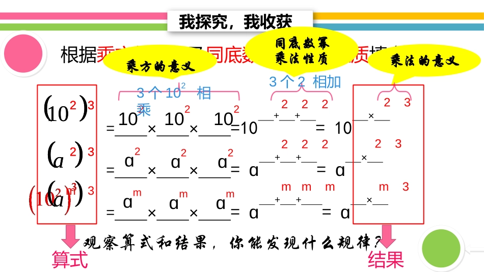 《幂的乘方》整式的乘法与因式分解PPT教学课件[人教版八年级数学]_第3页