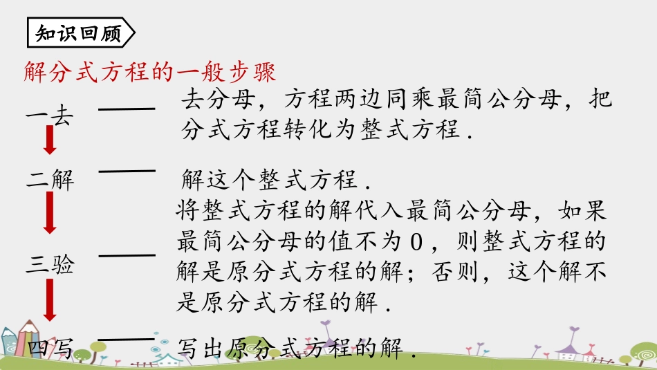 《分式方程》分式PPT(第4课时)PPT课件[人教版八年级数学]_第2页