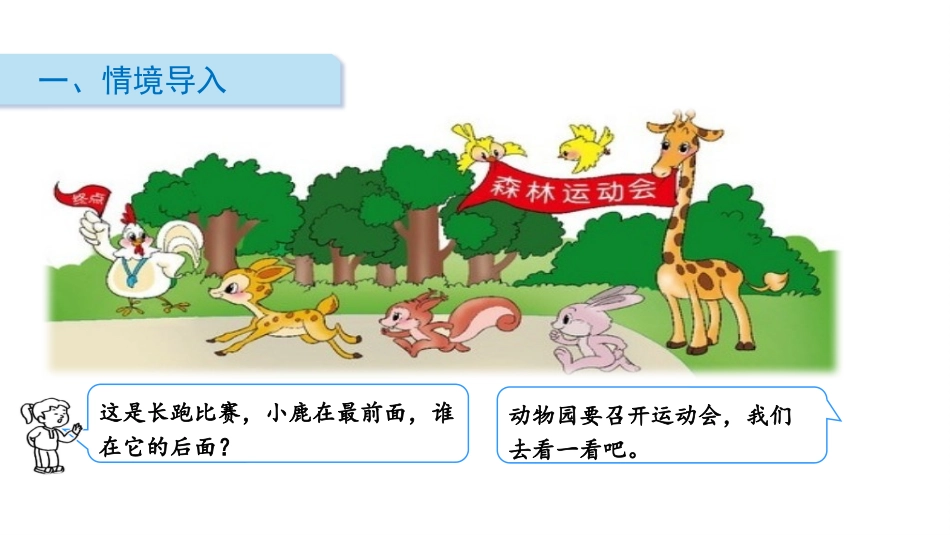 《前后》位置与顺序PPT免费课件[北师大版一年级数学上册]_第2页