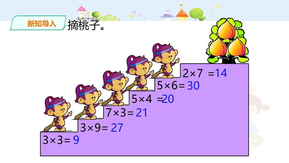 《小熊请客》2~5的乘法口诀PPT课件[北师大版二年级数学]_第2页