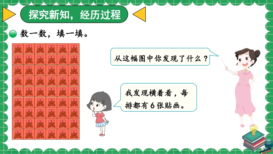《有多少张贴画》6~9的乘法口诀PPT课件[北师大版二年级数学]_第3页