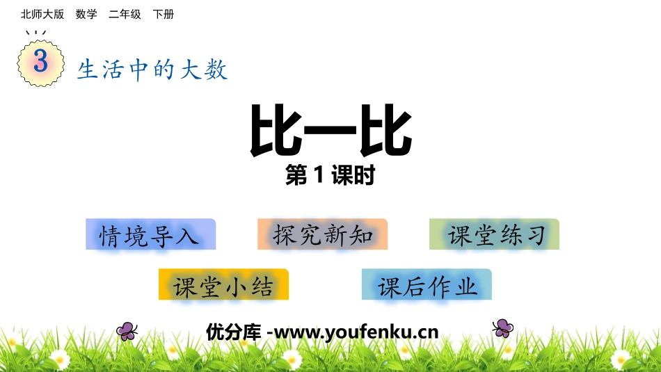 《比一比》生活中的大数PPT免费课件(第1课时)_第1页