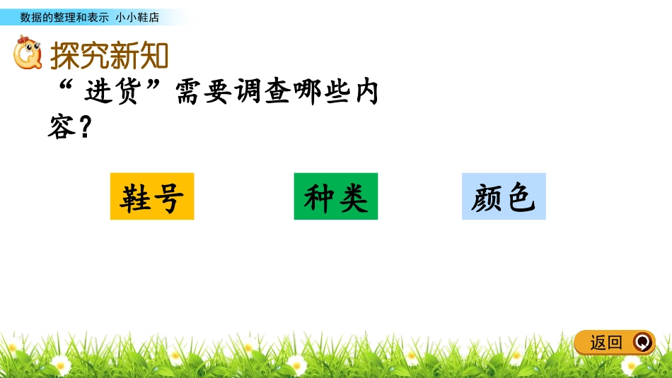 《小小鞋店》数据的整理和表示PPT教学课件[北师大版三年级数学]_第3页