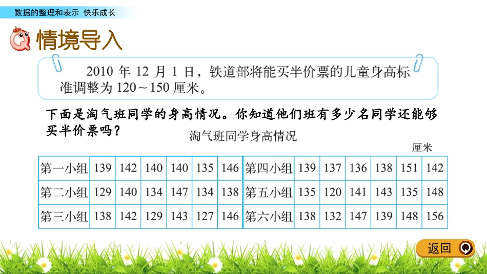 《快乐成长》数据的整理和表示PPT教学课件[北师大版三年级数学]_第2页