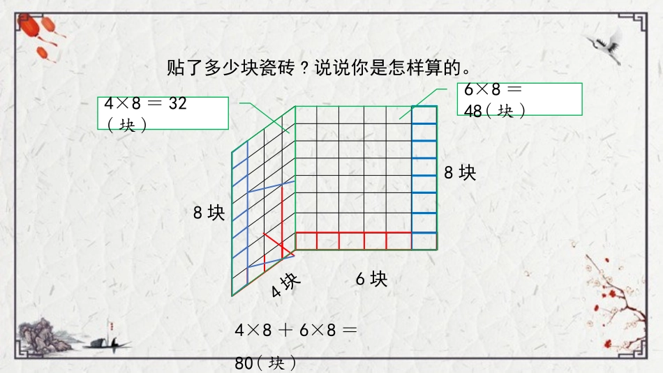 《乘法分配律》运算律PPT课件[北师大版四年级数学上册]_第2页