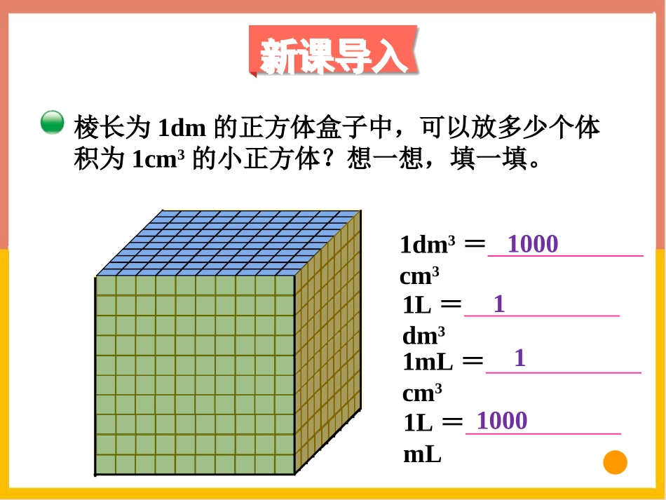 《体积单位的换算》长方体(二)PPT课件[北师大版五年级数学]_第3页