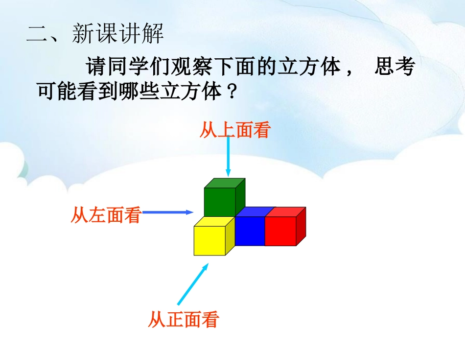 《从三个方向看物体的形状》丰富的图形世界PPT课件_第2页
