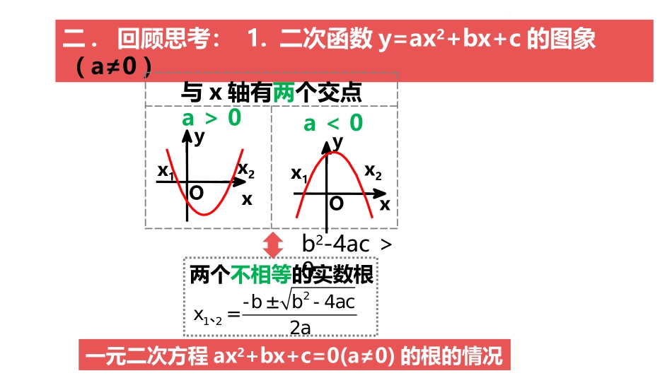 《二次函数与一元二次方程》二次函数PPT精品课件_第3页
