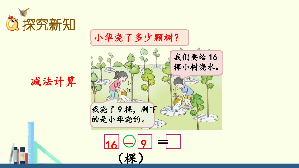 《16、17、18减几》20以内的退位减法PPT教学课件_第3页