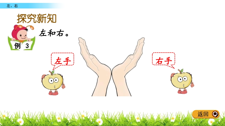 《左右》方向与位置PPT教学课件[西师大版一年级数学下册]_第3页