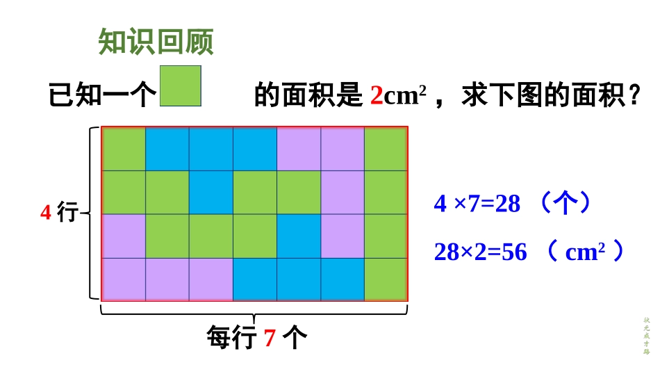 《长方形和正方形的面积计算》长方形和正方形的面积PPT教学课件_第2页