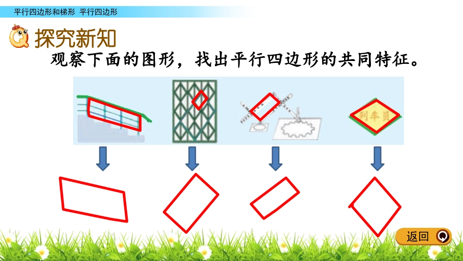《平行四边形》平行四边形和梯形PPT课件[西师大版四年级数学]_第3页