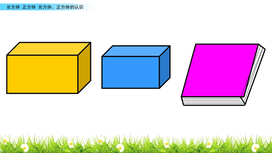 《长方体和正方体的认识》PPT课件[西师大版五年级数学下册]_第3页