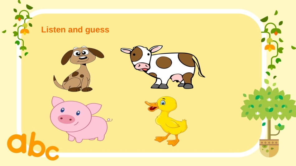 《We love animals》PPT免费课件(第3课时)_第2页
